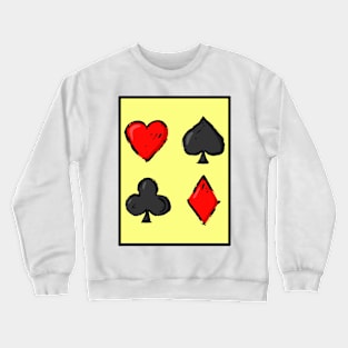 Lucky Playing Card Crewneck Sweatshirt